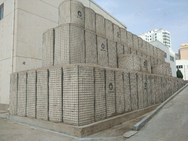 hesco barrier for dangerous goods warehouse.