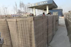 hesco barrier Security checkpoint