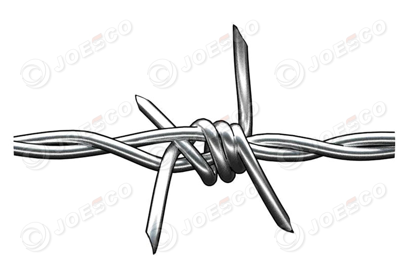 double twist barbed wire roll
