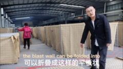 Why the blast wall is convenient to use