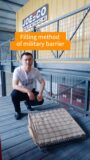 Filling method of military barrier thumbnail