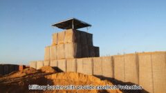 Military barrier is easily repaired