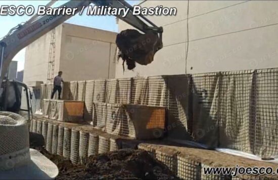 How to quickly fill a military barrier with an excavator thumbnail