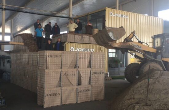 Showing how to fill the JOESCO military barrier to our customer1 thumbnail