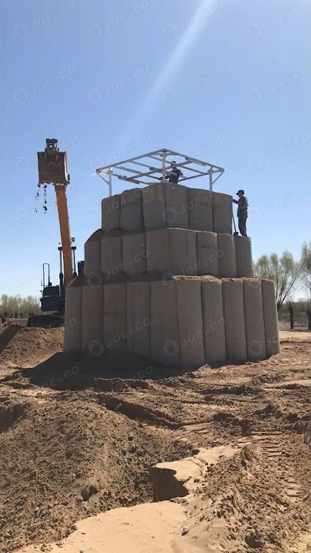 Three-tier military barrier Outpost Construction Demonstration thumbnail