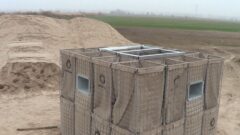 A fortress model consisting of JOESCO military barrier