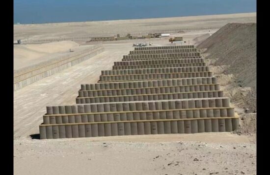 A police shooting range in Abu Dhabi constructed entirely using JOESCO military barriers. thumbnail 1