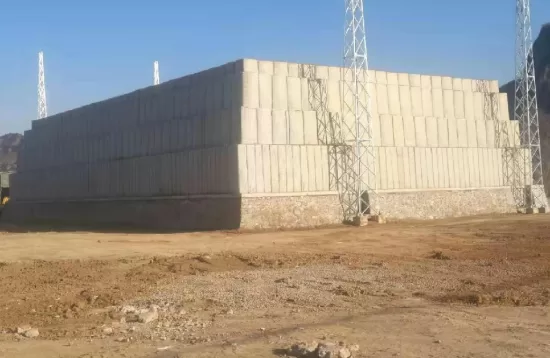hesco barrier for Oil & Gas Facilities