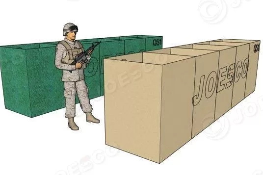 hesco barrier QS1 Schematic diagram hesco barrier QS1 Schematic diagram