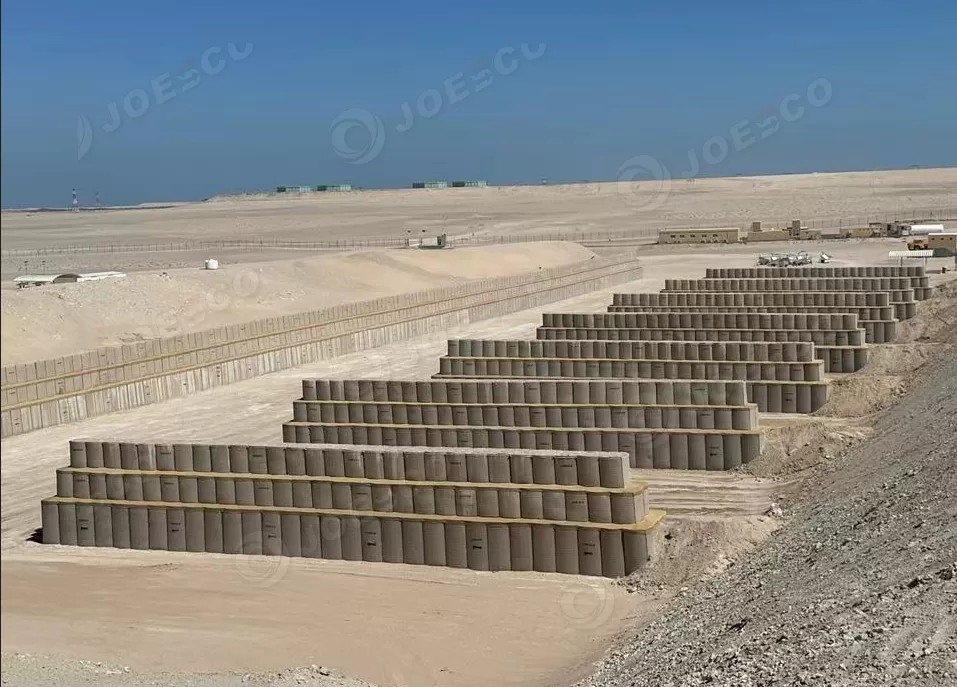 hesco barrier Shooting Range1