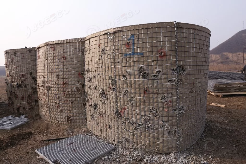 hesco barrier test