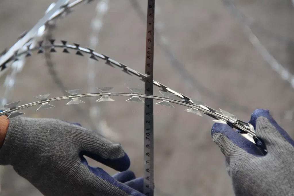 galvanized barbed wire